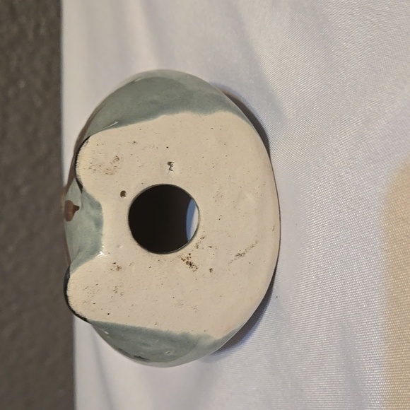 Tonala Mexican Pottery, Owl, Medium sized, Signed, Blue, Handmade, Hand painted - Picture 7 of 11